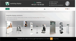 Desktop Screenshot of marketing-displays.de